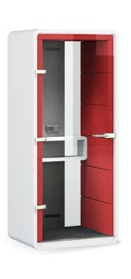 dziennego / Back wall and door made of transparent toughened glass