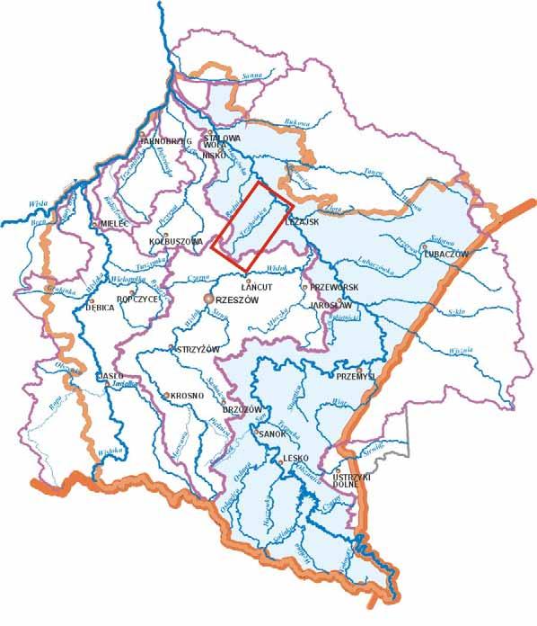 RZEKA TRZEBOŚNICA lewobrzeżny dopływ Sanu. W zlewni położone są miasta: Sokołów Małopolski i Nowa Sarzyna. Rzeka przepływa przez obszar położony w sąsiedztwie Zakładów Chemicznych ORGANIKA SARZYNA S.