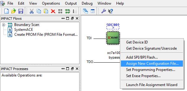 Wskazujemy położenie pliku do programowania układu FPGA. k) Wskazać plik top_7segment.