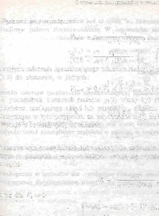 9) równaniem: x, = 0 doprowadzimy zagadnienie optymalizacji do zadania z niecią głym wektorem stanu, przy czym w punktach t = t k, w których zerują się wyraż enia (5.
