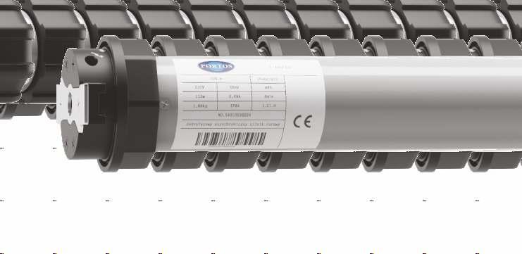 ELEKTRYCZNE NAPĘDY ROLET SILNIKI PORTOS Udźwig silników przy wysokości rolet: Moc silnika ø40 ø60 Rolety Rolety Minimalna długość ( Nm ) do 3 m do 4 m do m do 3 m do 4 m zewnętrzne nadstawne rury RKS