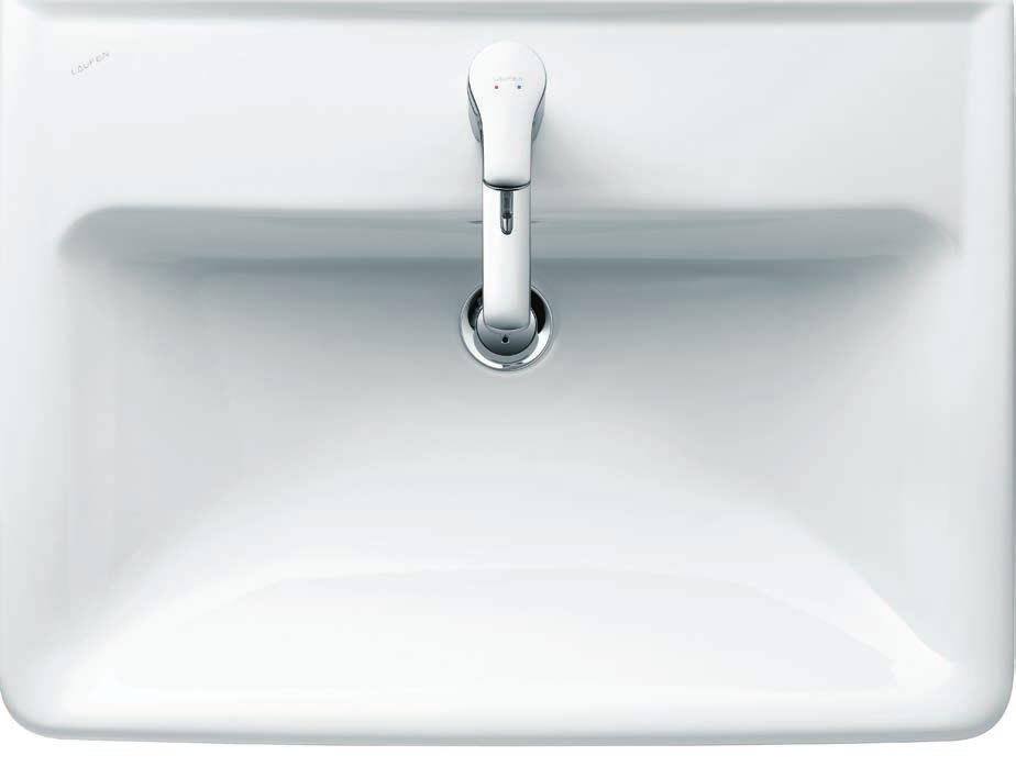 LAUFEN PRO A 360 450 480 550 600 650 250 280 340 480 Seria LAUFEN pro A cechuje się prostym geometrycznym