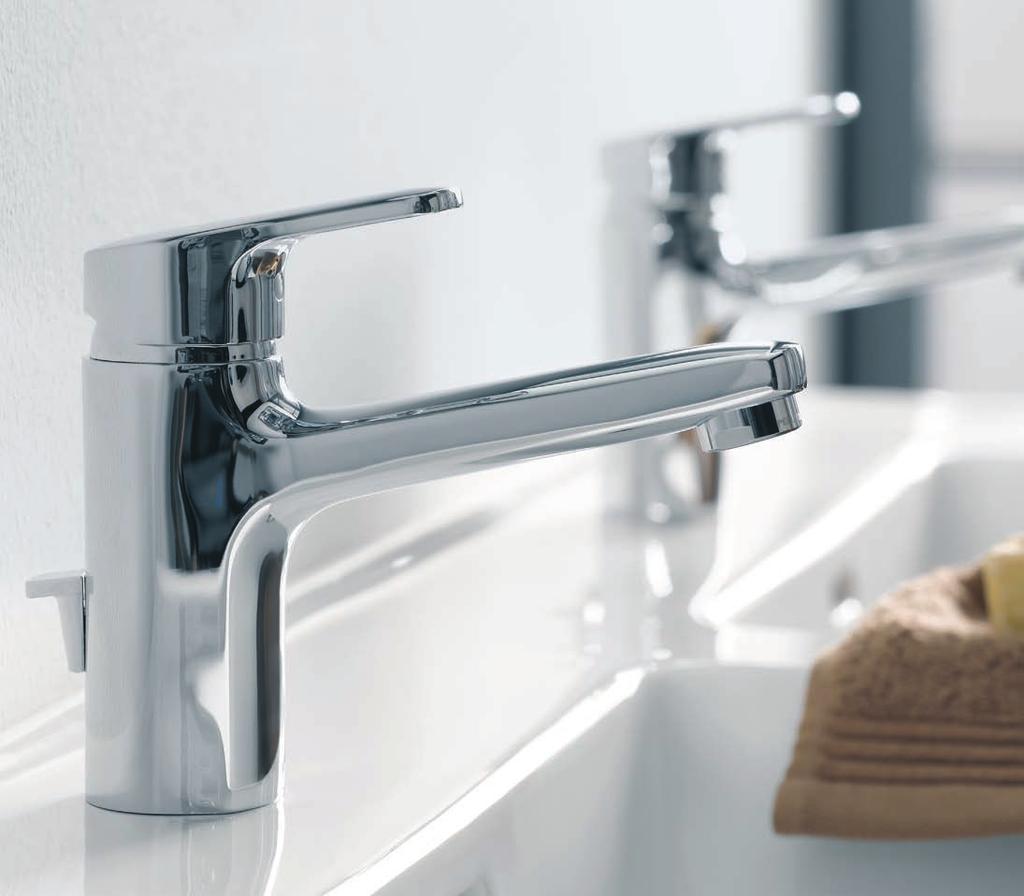 BATERIE CITYPRO Uniwersalny styl do każdej łazienki. Seria o ciekawym designie w połączeniu z doskonałą funkcjonalnością, o eleganckich i ergonomicznych kształtach.