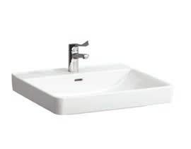 LAUFEN PRO LIBERTY NOWOŚĆ 81195.0 Specjalistyczna umywalka dla osób niepełnosprawnych 82196.0 Miska WC podwieszana rimless dla osób niepełnosprawnych 82095.