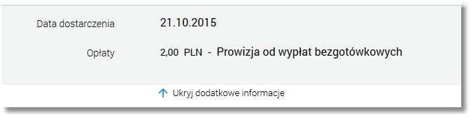 Po określeniu parametrów przelewu zwykłego należy użyć przycisku [DALEJ], system wyświetla wówczas formularz z wprowadzonymi danymi w trybie podglądu.