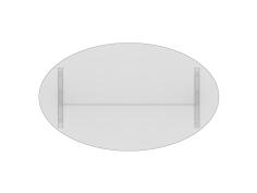 PROSTOKĄTNY CONFERENCE TABLE RECTANGULAR AL61-200 100 74H STOLIK OKOLICZNOŚCIOWY OKRĄGŁY OVAL COFFEE