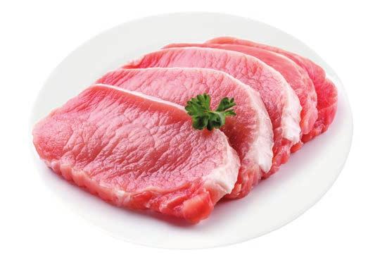 KORZYSTNA PROPORCJA KWASÓW OMEGA-6 DO OMEGA-3 W porównaniu z mięsem drobiowym wieprzowina PQS, pomimo niższej całkowitej zawartości PUFA, charakteryzuje się znacznie korzystniejszą proporcją