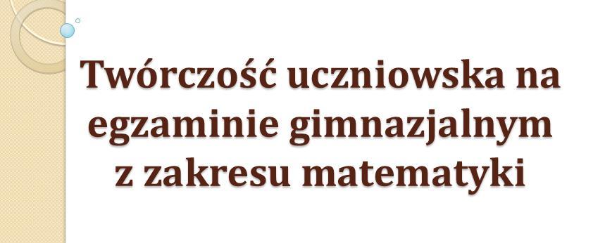 na egzaminie