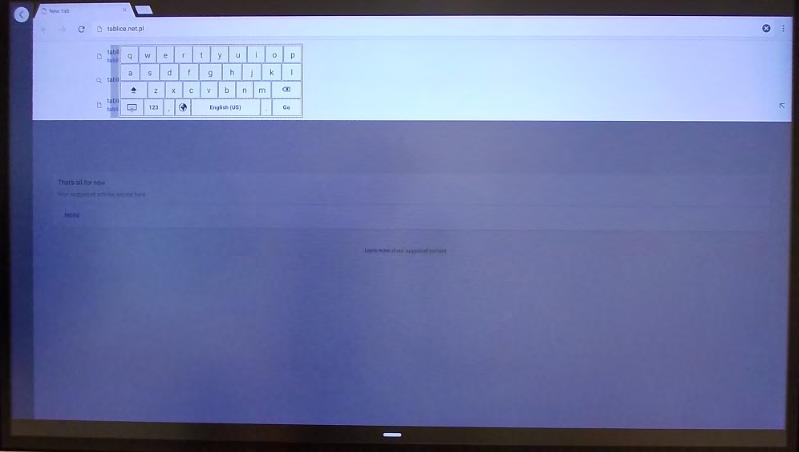 Przeglądarka internetowa Dodaj nową kartę Wyjście z