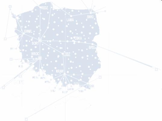 Rozdział I. Postanowienia ogólne 1.3.Punkty stacji referencyjnych systemu ASG EUPOS mają współrzędne określone w układzie ETRF2005 na epokę 2008.