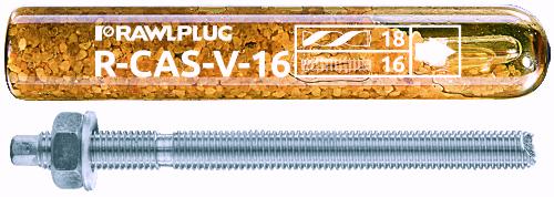 R-CAS-V Kotwa winyloestrowa w ampułce z prętami gwintowanymi - wkręcana Kotwa wklejana wysokiej wydajności na bazie żywicy