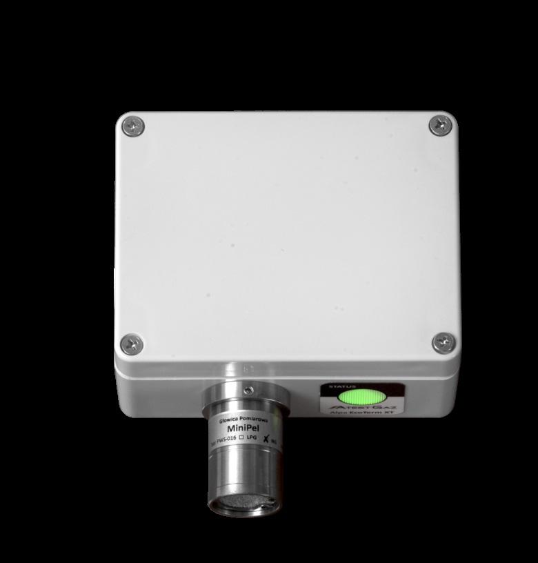 EcoDet Urządzenia 12 48 V 1,5 W 12 48 V 1,8 W EcoDet EcoDet jest adresowalnym Czujnikiem Gazu służącym do detekcji stężenia propanu butanu (LPG), zaprojektowanym jako część Systemu Bezpieczeństwa
