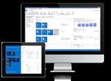 Współpracuje z innymi produktami z rodziny Microsoft, umożliwiając automatyzację i usprawnienie działań w obszarach kluczowych dla sukcesu firmy, takich jak zarządzanie finansami,