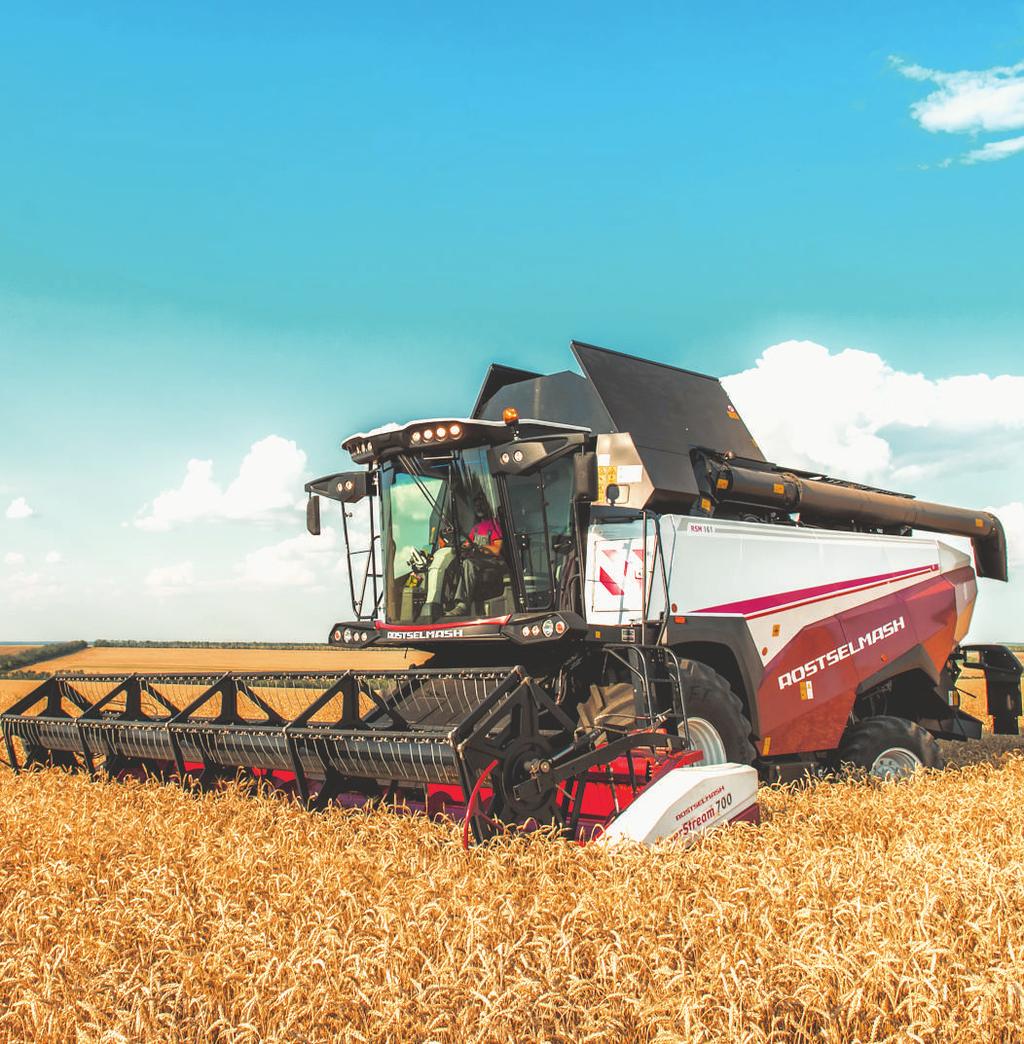 kombajnu Rostselmash RSM 161 do końca października 2018 789 000 PLN netto 799 000 PLN netto 809 000 PLN netto 839 000 PLN netto Rostselmash RSM 161 - Heder Power Stream 7 m z wózkiem (opcja: 9 m) -