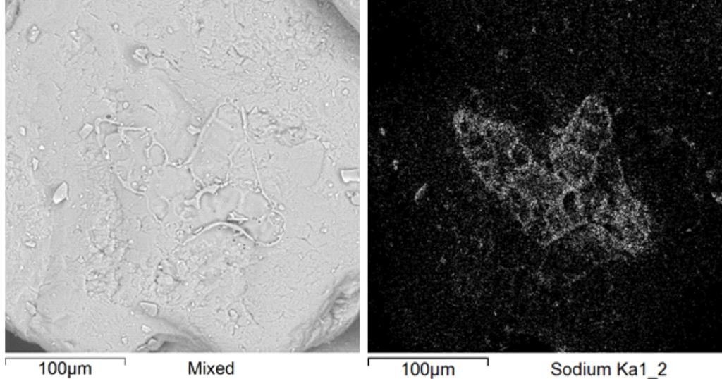 (sposoby B i D) masy przegrzanej w zakresie od 350 ±50 C do 800 C. operations such as rubbing and grinding of the glassy sodium silicate film were performed.