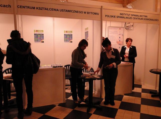 Stoisko Centrum Kształcenia Ustawicznego na Europejskich Targach przedsiębiorczości, pracy i