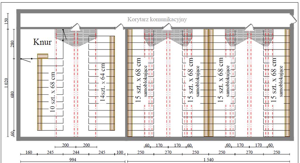 Lochy Ferma w Czapelkach posiada własne stado około 100 loch w 4 grupach średnio po 25 sztuk każda (Danhybryd LY). Wyproszenie odbywa się w cyklu pięciotygodniowym.