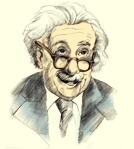 Albert Einstein (1879 1955) Uważany za największego naukowca wszechczasów, autor teorii względności. Bardzo późno zaczął mówić, czytania nauczył się dopiero w wieku 9 lat.