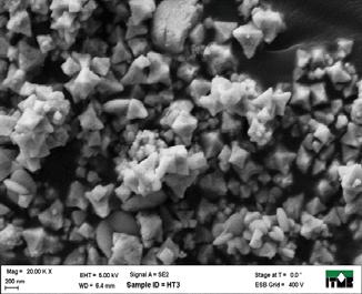 PREPARATYKA NANOPROSZKÓW TYTANIANU BARU METOD HYDROTERMALN a) b) c) Rys.