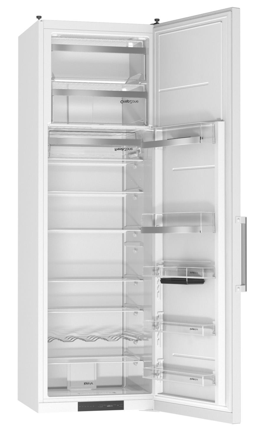 Opis urządzenia 1 2 3 4 5 6 7 9 10 11 1 Panel sterujący 2 LED oświetlenie wnętrza chłodziarki 3 Wentylator z jonizatorem powietrza (+ przełącznik włączenia/wyłączenia)* 4 Metalowa półka na butelki *
