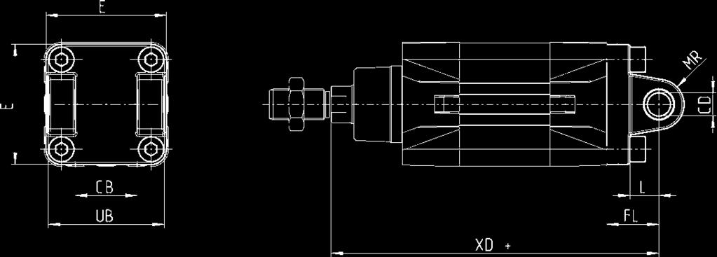 6 S E R I A K a t a l o g 2 0 0 5-2 0 0 6 Ko³nierz czopowy tylny, wide³kowy, Mod. C... i CH... uchwyt czopowy Mod.