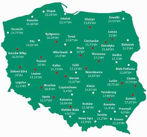 W naszej Gminie eksploatowane są trzy ujęcia wody : 1.