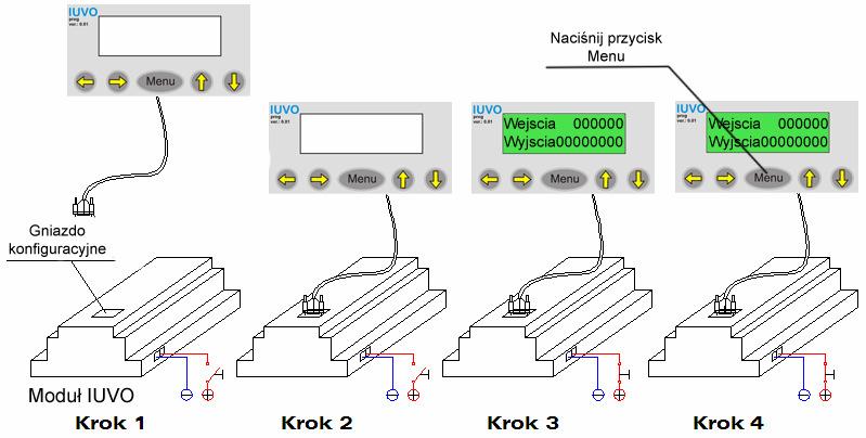 Konfiguracja modułu Po zamontowaniu fizycznym modułów w rozdzielni elektrycznej, należy je skonfigurować. Konfiguracja modułów odbywa się za pomocą programatora IUVO Prog. Rys. 3.