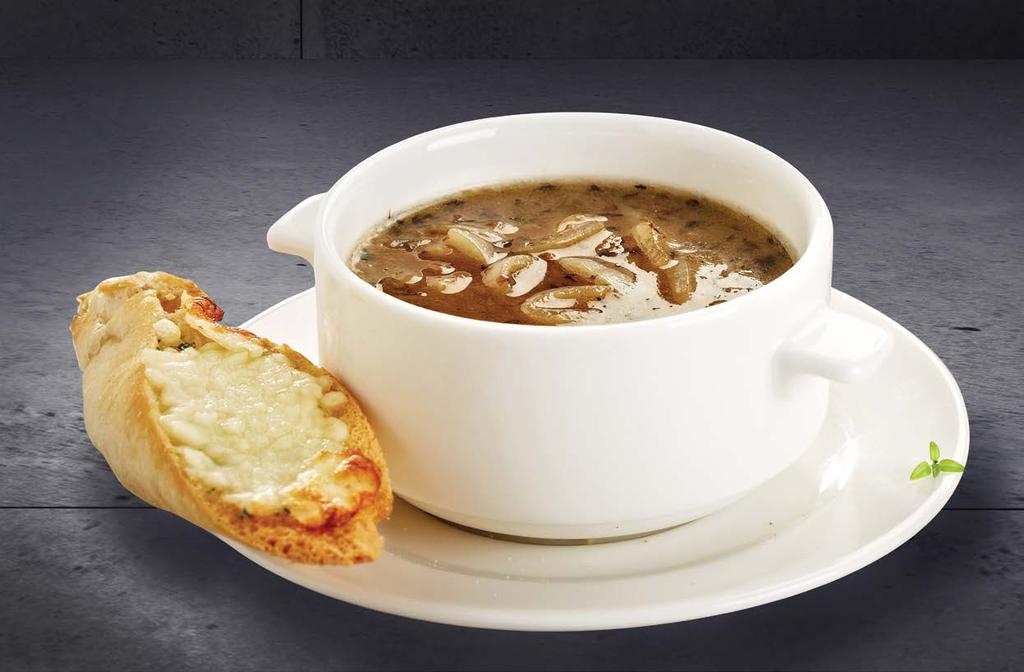 zupa cebulowa PRZYSTAWKI pieczywo czosnkowe - klasyczne 4 szt./120g 6 99 - z serem 4 szt.