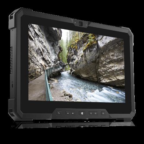 Poznaj rodzinę produktów Dell Latitude Rugged Najlepsze produkty do najtrudniejszych warunków Latitude 7212 Rugged Extreme Tablet Tablet Latitude 7212 ma wyraźny, jasny ekran o przekątnej 11,6 i