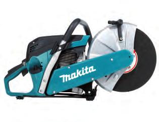 Przecinarki spalinowe Technika wytyczająca kierunek KOMPAKTOWA KONSTRUKCJA ORAZ NIEWIELKA WAGA TYLKO 8,9 KG EK6101 n Maksymalna głębokość cięcia zwiększona o 10% do 130 mm z zastosowam tarczy tnącej