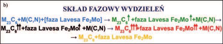 Prace IM 3 (2014) Charakterystyki materia owe i metodologia oceny stanu wybranych stali... 23 nitu i ze znacznej wielko ci skoagulowanymi wydzieleniami na granicach ziarn.