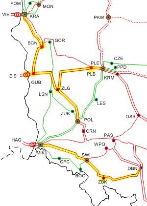 Nowa linia połączy podstację w niemieckim Eisenhüttenstadt z podstacją w Plewiskach koło Poznania w Polsce.