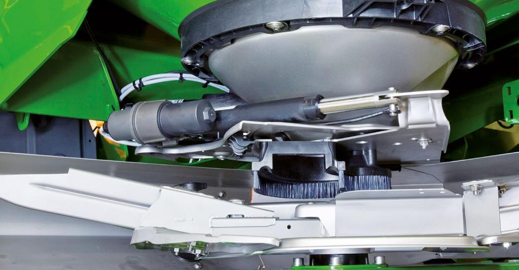 ZA-TS i ZG-TS Soft Ballistic System pro Wyjątkowo delikatne traktowanie nawozu pro 4 decydujące zalety SBS pro Aby nawóz mineralny został podany roślinom precyzyjnie i dokładnie na całej szerokości