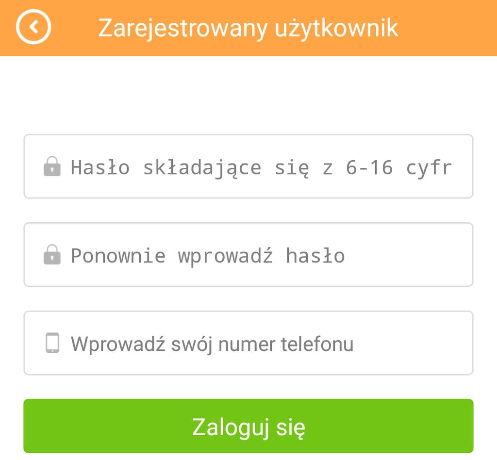 Potwierdź wszystko dotykając przycisk Zaloguj się.