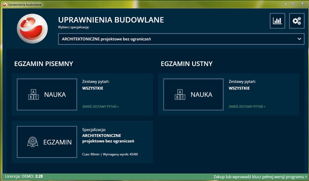 Jest to łączny czas jaki możesz wykorzystać na testowanie programu.