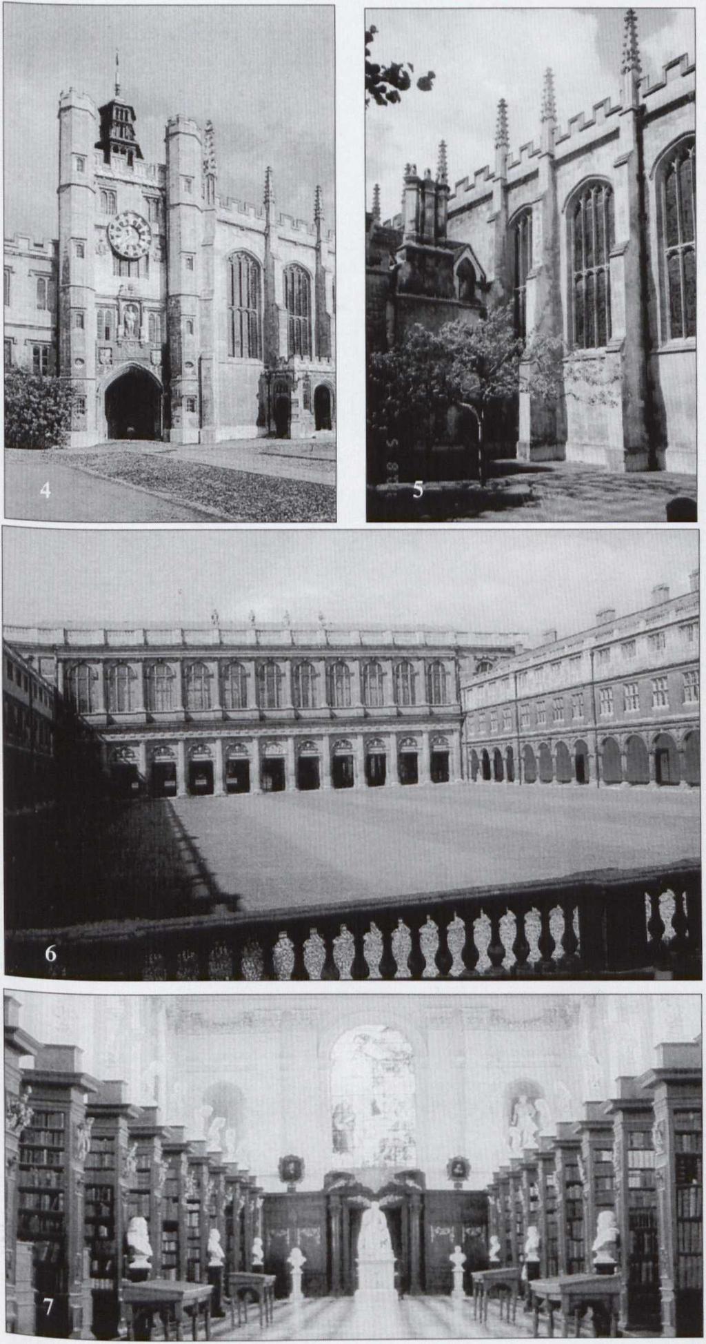 W centrum pomnik założyciela College u króla Henryka VIII, wystawiony w 1615 r. Niegdyś król trzymał w ręku berło, aktualnie studenci zamienili je na nogę od krzesła. 2.