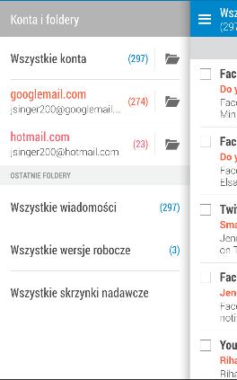 150 E-mail E-mail Poczta Sprawdzanie poczty Aplikacja Poczta to miejsce, gdzie można czytać, wysyłać i organizować wiadomości e-mail z jednego lub kilku kont e-mail skonfigurowanych w telefonie HTC