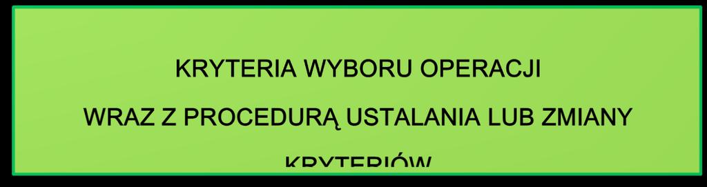 Ustalając kryteria wyboru operacji w ramach danego działania brano pod uwagą szczególnie możliwość ukierunkowania operacji w obszary priorytetowe dla LGD.