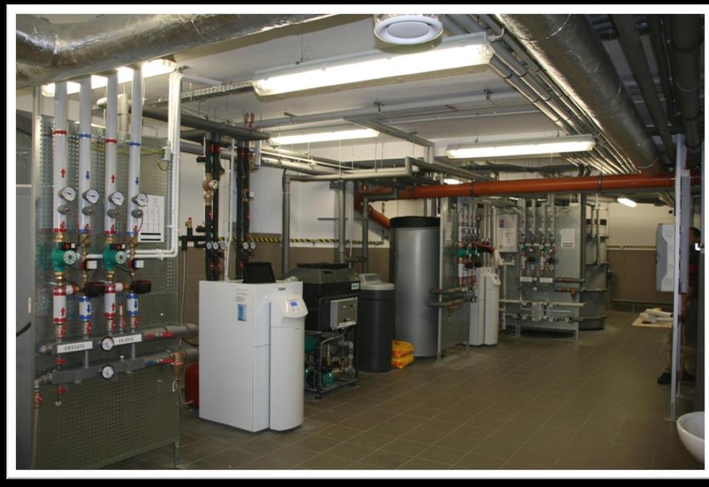 Instalacja badawcza- Laboratorium pomp ciepła 2 pompy ciepła Vaillant Przygotowanie ciepła dla obiegów grzewczych niskotemperaturowych podgrzewanie powietrza nawiewanego i