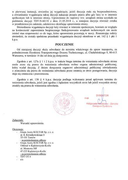 zakładzie posiadającym odpowiednie uprawnienia do