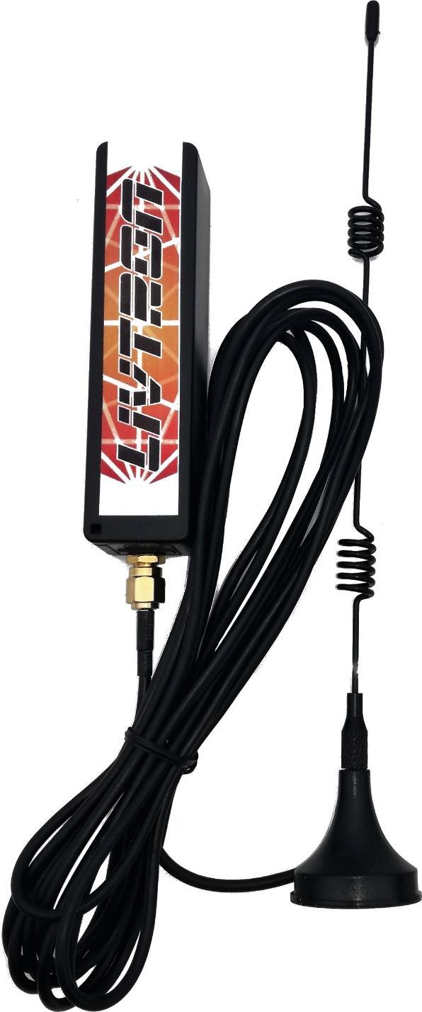 LiVc inteligentna brama Internetowa Zasięg: Zasilanie: Antena: 96 x 24 x 22 mm 100m w terenie otwartym 5V DC (port USB) RF 433 MHz, WiFi 2,4 GHz 5 dbi Model: 01255 Brama Internetowa daje