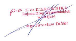 Zamawiający: Województwo Zachodniopomorskie - Zachodniopomorski Zarząd Dróg Wojewódzkich 75-122 Koszalin, ul. Szczecińska 31 tel.