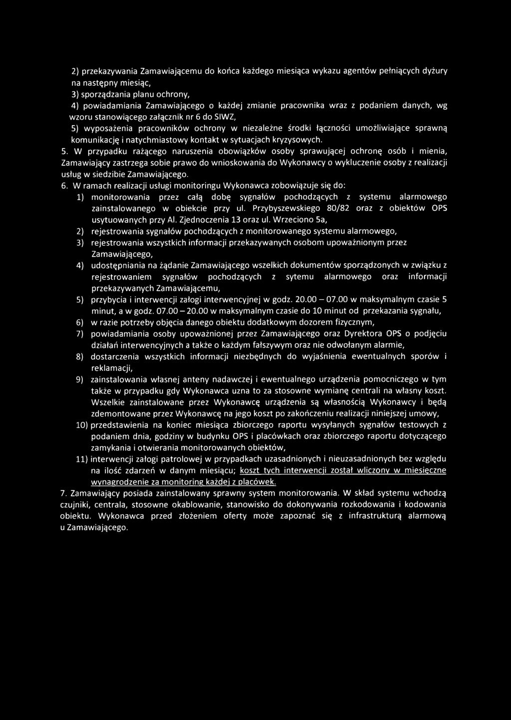 kontakt w sytuacjach kryzysowych. 5.