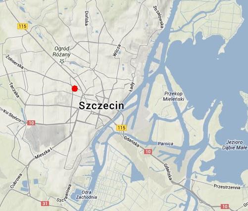 POŁOŻENIE STACJI METEOROLOGICZNEJ WyjaŚnienia Współrzędne geograficzne: 53 26' N, 14 32' E Wysokość nad poziomem morza: 76,87 m TA Temperatura powietrza [ºC] Air temperature DP Temperatura punktu