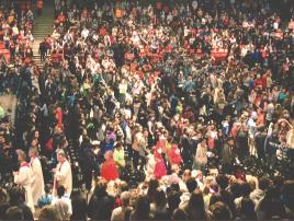 The example of parents is irreplaceable in the forma on of the faith of our young genera on.