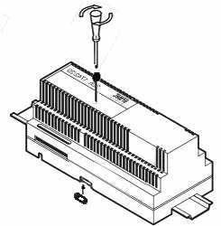 odpowiada 10 modułom DIN. 230 V AC 20VA 20 V/0,4A.