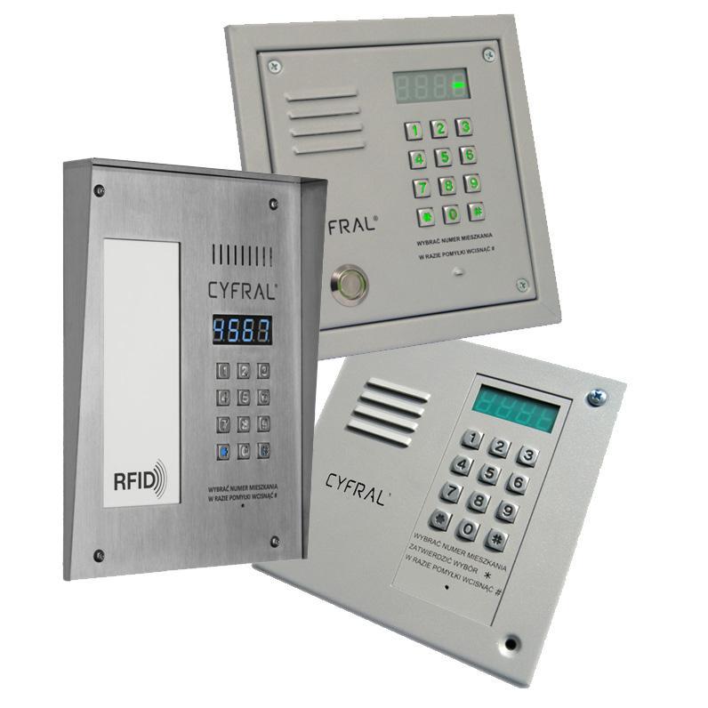 DOMOFON Z CYFROWYM WYBIERANIEM SYSTEM CC-1000 /