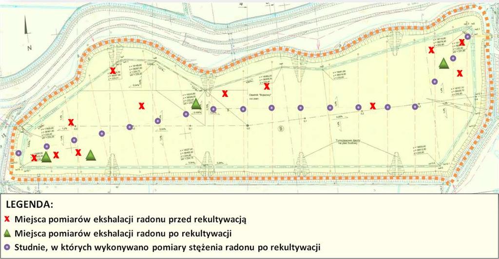 Mining and Environment wnikanie do wnętrza radonu o stężeniu promieniotwórczym, porównywalnym do mierzonego w studzienkach drenażowych.