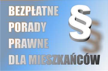 Wieści z Gminy Somianka Str. 6 BEZPŁATNE PORADY PRAWNE DLA MIESZKAŃCÓW Od dnia 1 stycznia 2016 r.