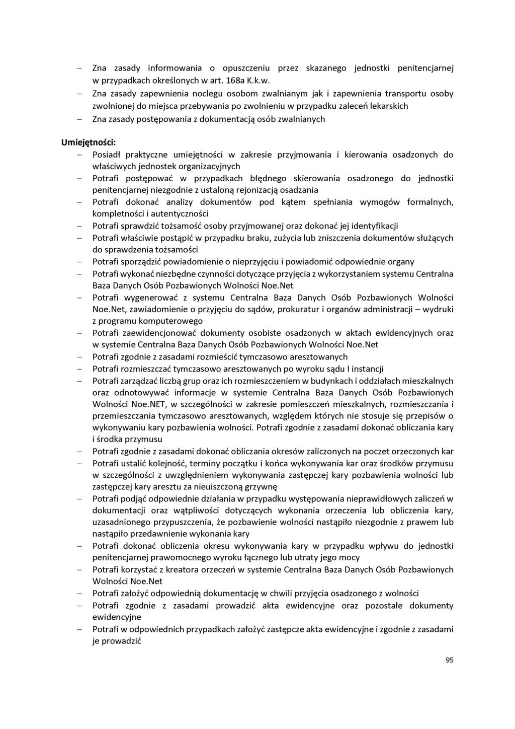- Zna zasady informowa